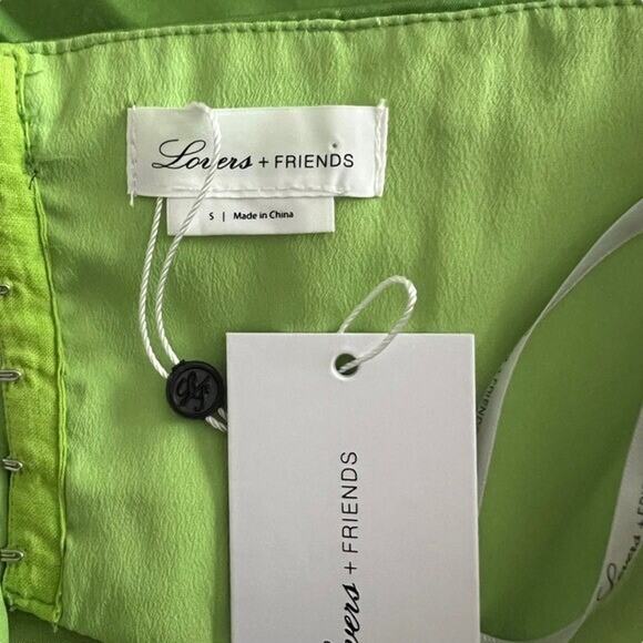 Lovers + Friends - NWT Jewels Mini Dress Apple Green Sz S - Picture 9 of 9